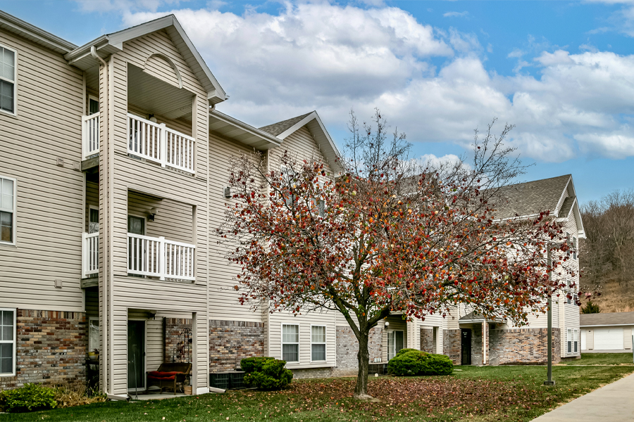 Copper Creek multi-family building in Council Bluffs, IA